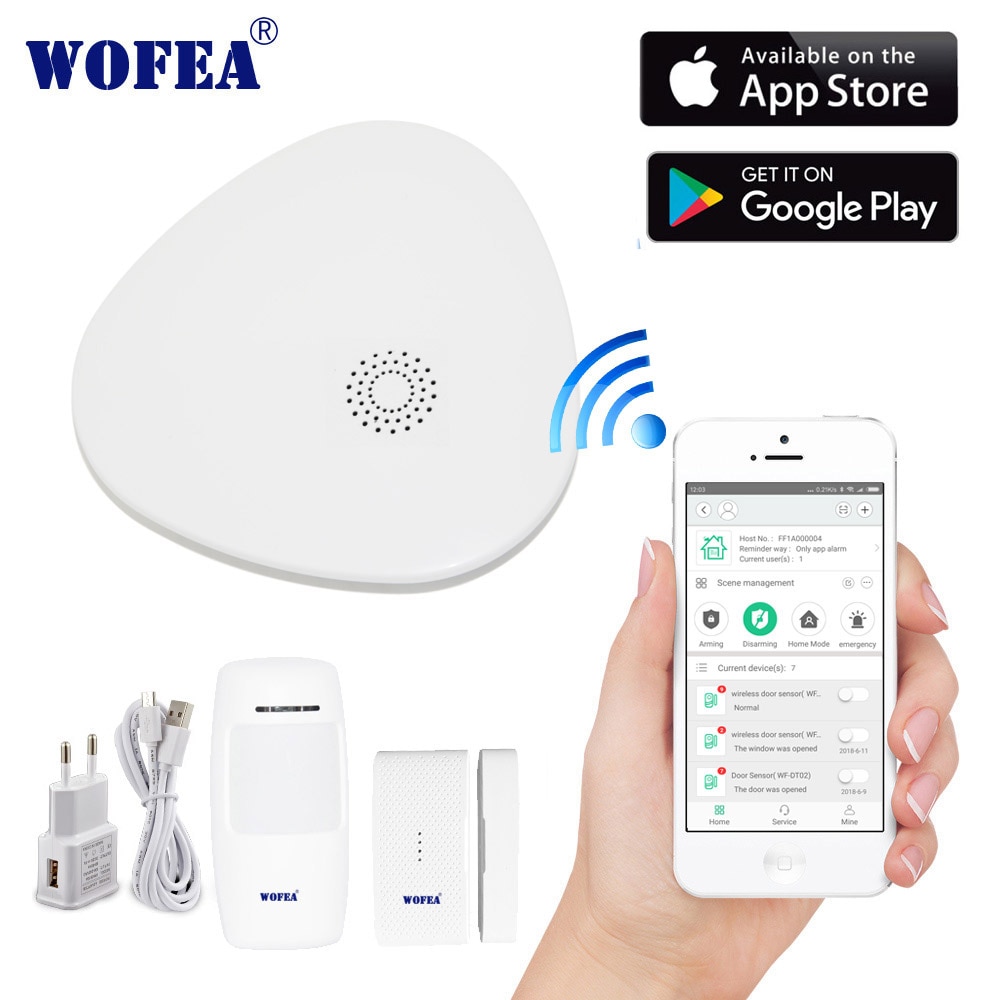 2.4G smart home security home security wifi alarm system Android/IOS APP Smartphone App smart host V10