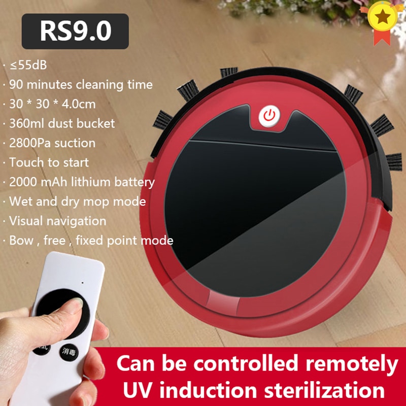 3 in 1 Multi-function Remote control Robot Vacuum Cl…