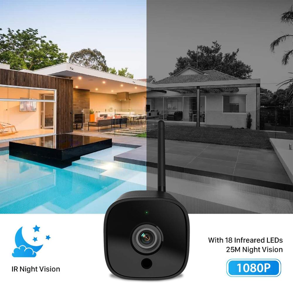 5MP Wireless IP Camera Outdoor 1080P HD 2MP Surveillance Security Camera Two Way Audio IR Night Vision Bullet Wifi Camera Onvif