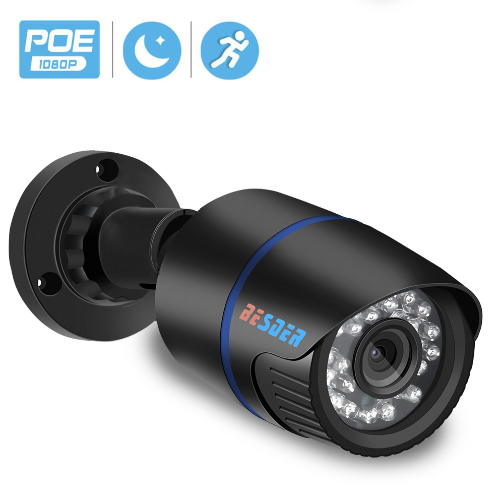 BESDER 2MP Full HD 1080P IP Camera Bullet Outdoor Wa…