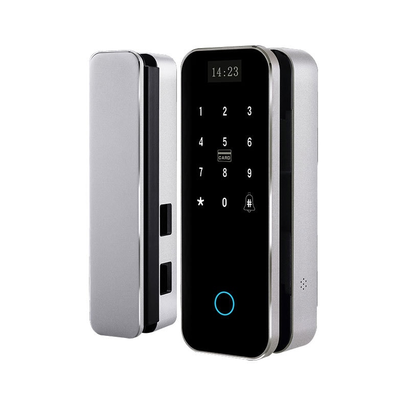 Biometric Fingerprint Lock Security Intelligent Lock WiFi APP RFID Smart Unlock Glass Door Digital Lock Free Shipping To Brazil