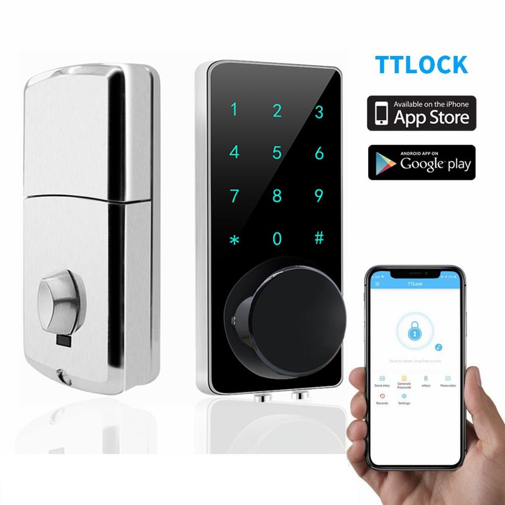 Electronic Keyless Digital Deadbolt Door Lock Bluetooth App Smart Home Door Lock WiFi