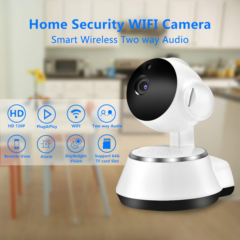 INQMEGA Smart Wireless IP Camera Home Security WiFi Camera Audio Record Surveillance Baby Monitor Mini CCTV Night Vision Camer