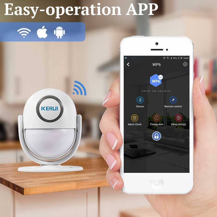 KERUI WIFI Home Security Alarm System Works with Ale…