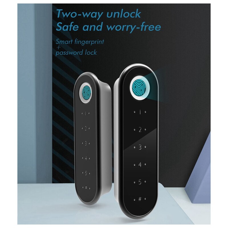 L21 Security Fingerprint Lock Smart Unlock 360 Fingerprint Door Lock Home Security Anti-Theft Access Control System