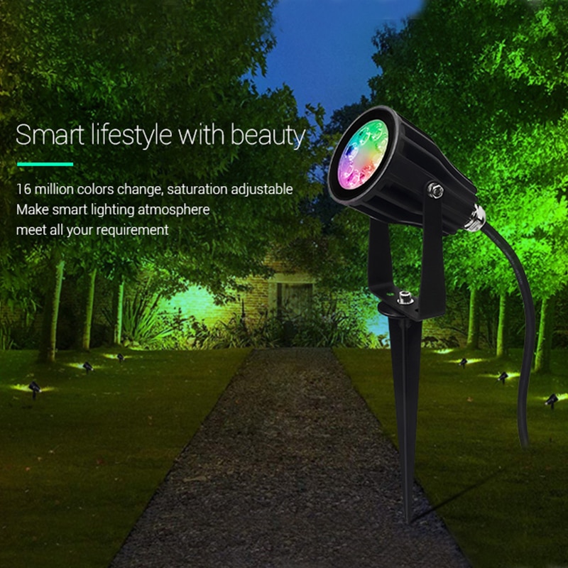 Miboxer 6W RGB CCT Smart LED Garden Light FUTC04 AC100~240V IP66 Waterproof led Outdoor lamp Garden Lighting Highlight Turf lamp