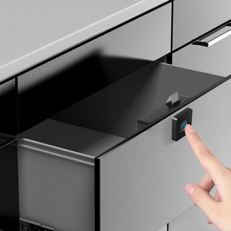 Mini Smart Electronic File Cabinet Lock shoe Storage letter box Fingerprint Lock Cabinet Door Fingerprint Lock Furniture