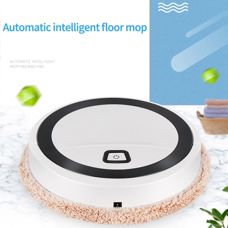 New Auto Vacuum Cleaner Robot Cleaning Home Automatic Mop Dust Clean for &Wet Floors&Carpet