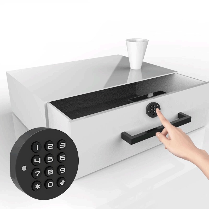 Password Lock Drawer Door Lock Anti-theif Mini Code …