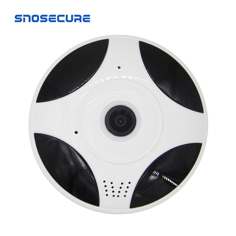 SNOSECURE 360 Degree Two way audio Panoramic 1.3MP FIsheye Wireless Smart IP Camera Home Security