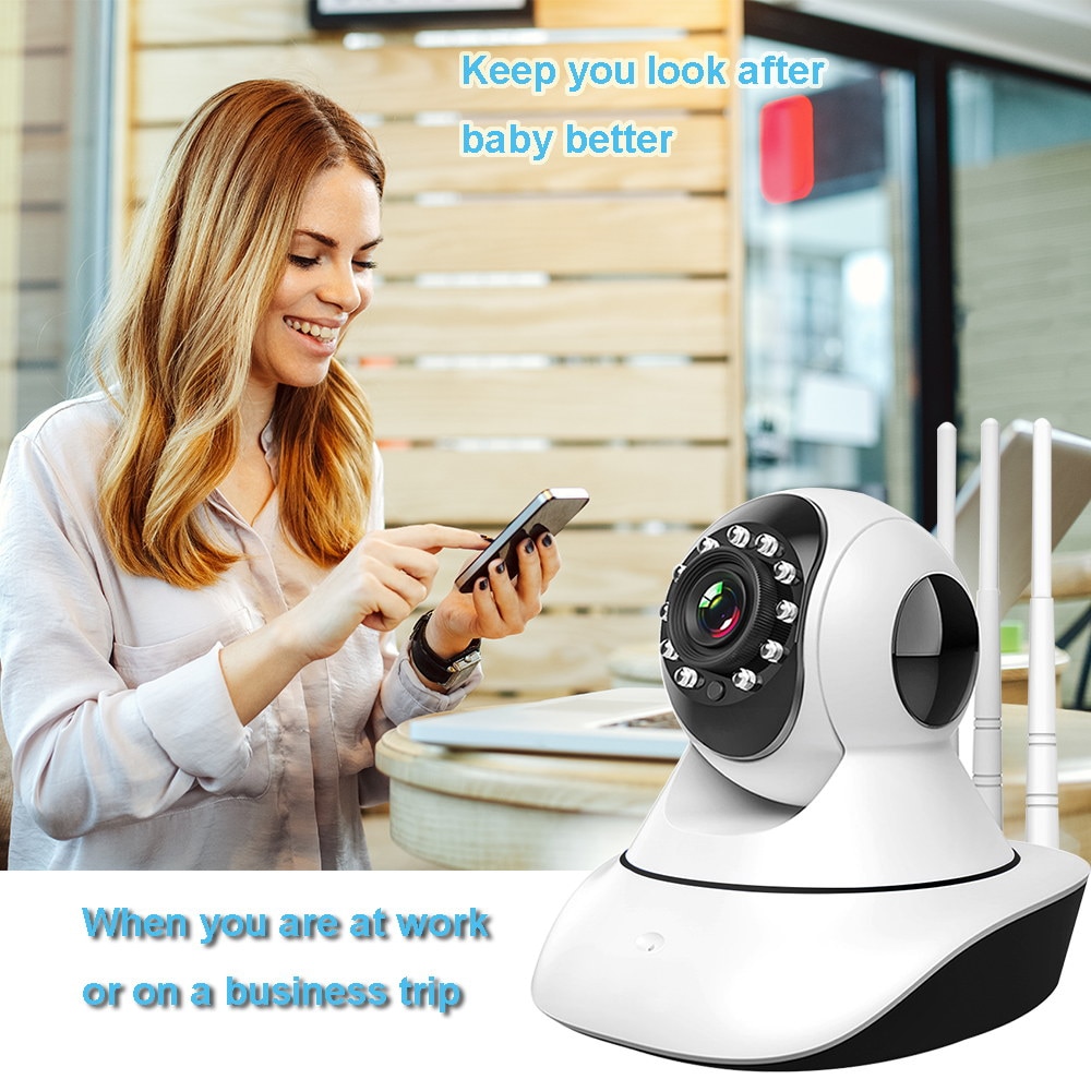 Security Camera 1080P IP Camera Wifi PTZ Wireless Two Way Audio Night Vision Smart Motion Detection Alarm Home Surveillance Cam