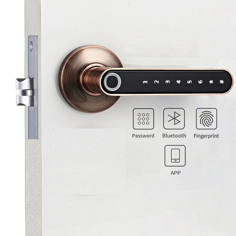 Smart Biometric fingerprint Door Lock Code Phone APP…