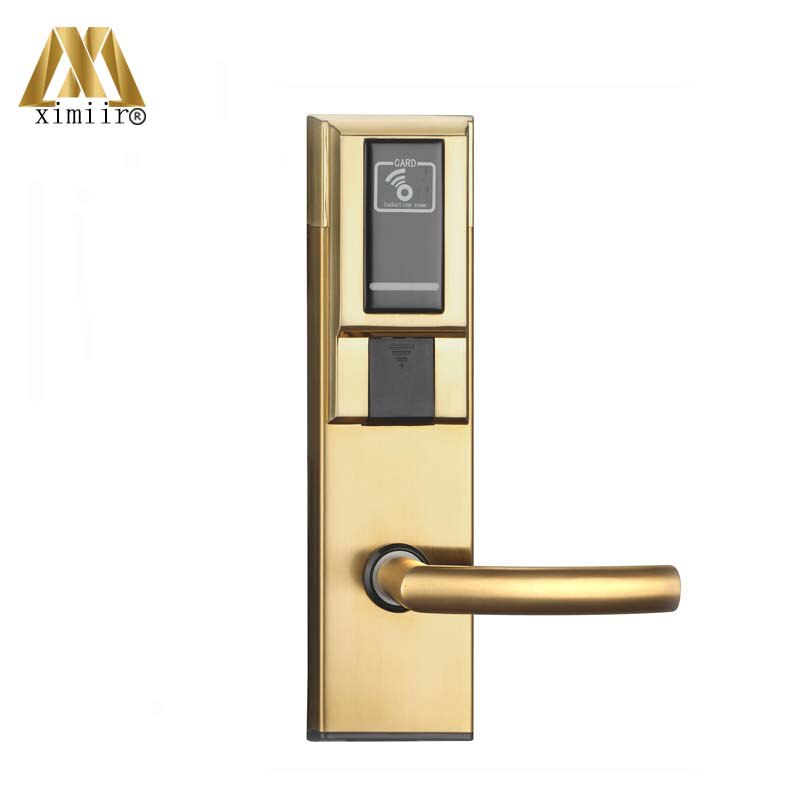 Smart Hotel Door Lock Electronic Digital Inteligence Home Door Lock HM-205A/B With 125KHz Card And Mechanical Key