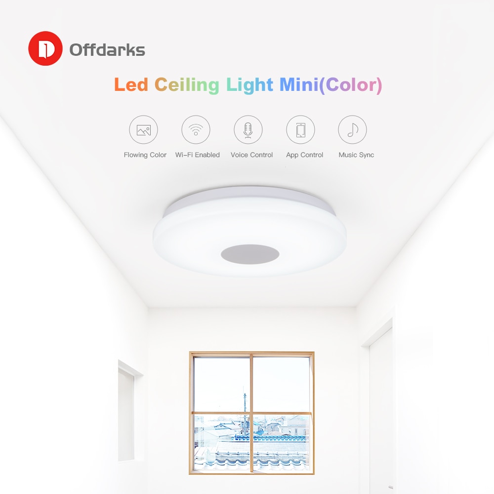 Smart LED Ceiling Light 48W 60W Application Remote M…