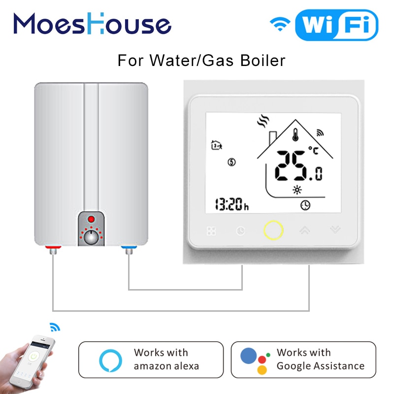 Smart Thermostat Wifi Gas Boiler Temperature Control…