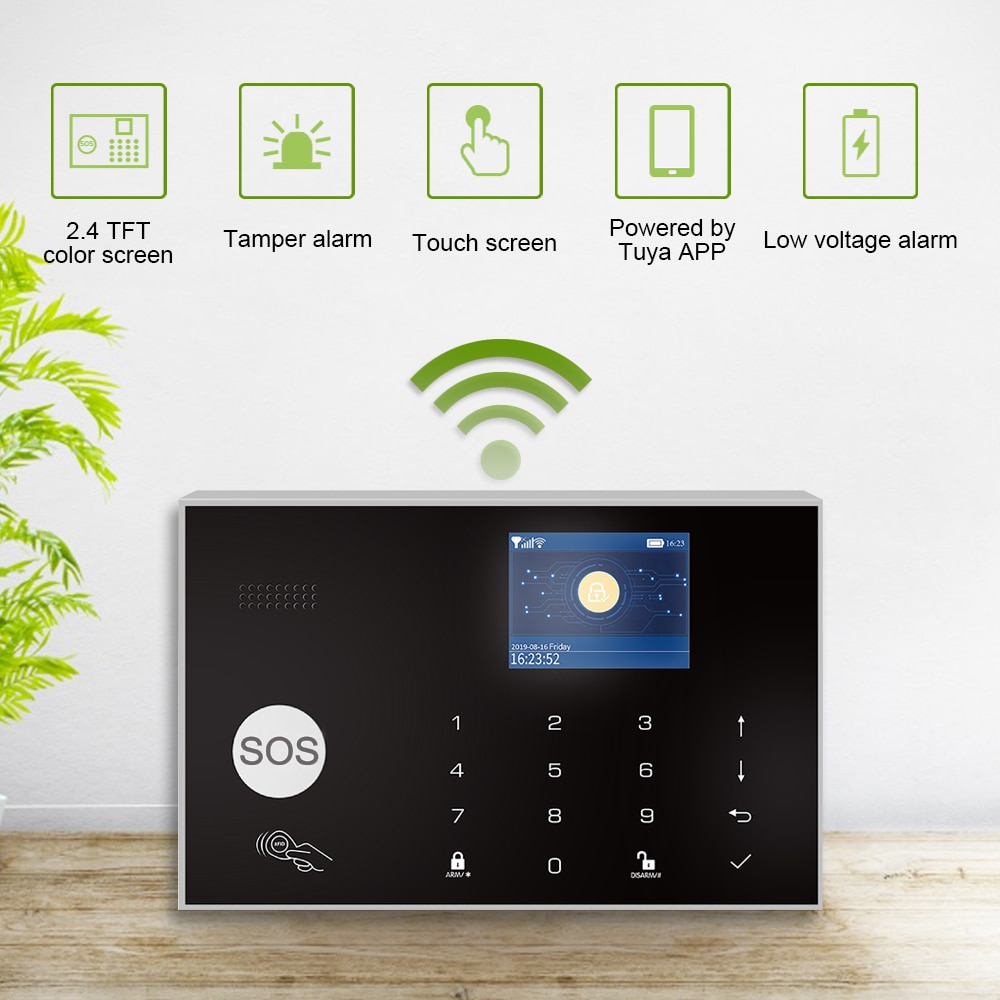 TUYA wifi security alarm system APP Control With IP …