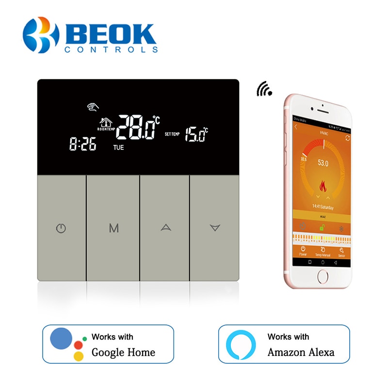 Touch Screen Thermostat Smart Temperature Controller…