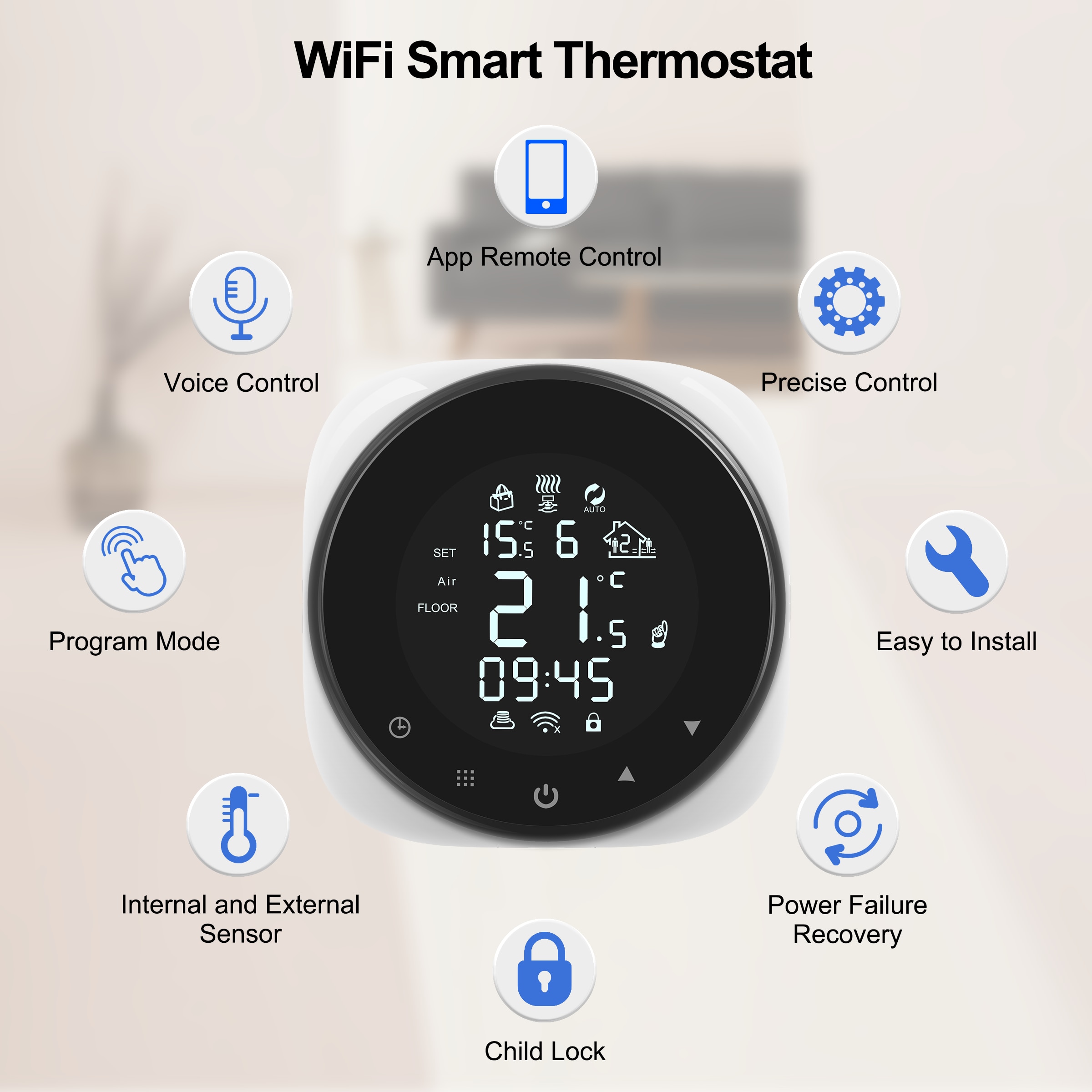 Tuya Smart Wifi Thermostat Temperature Controller fo…