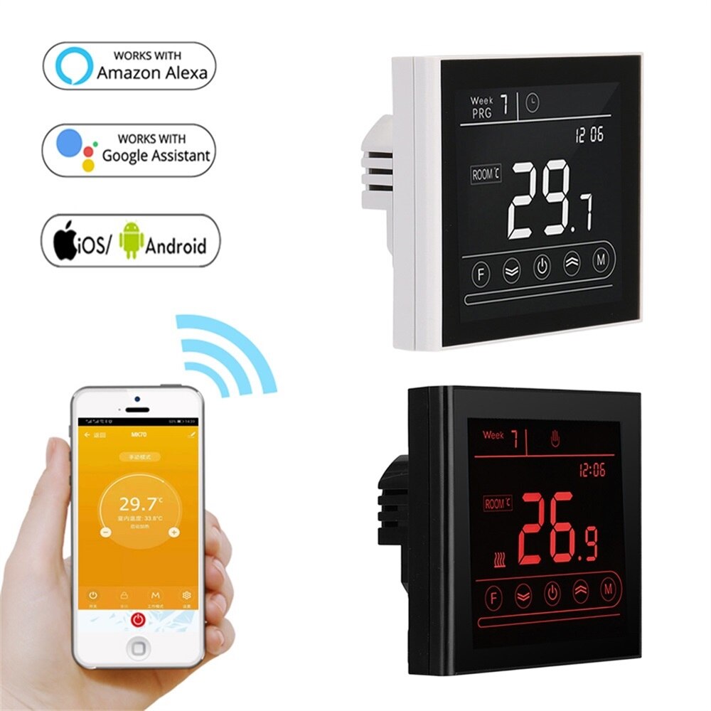 WIFI Smart Touch Thermostat Water Heating Electirc F…