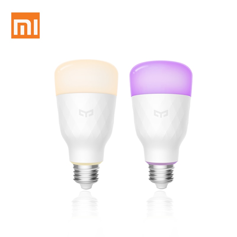 xiaomi yeelight E27 10W 800lm indoor remote wireless APP alexa google control RGB Smart LED bulb lights for Desk Lamp Bedroom