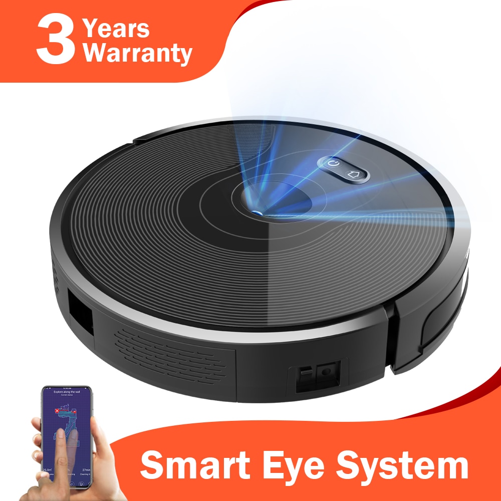 ABIR Robot Vacuum Cleaner X6,Smart Eye System, 6000P…