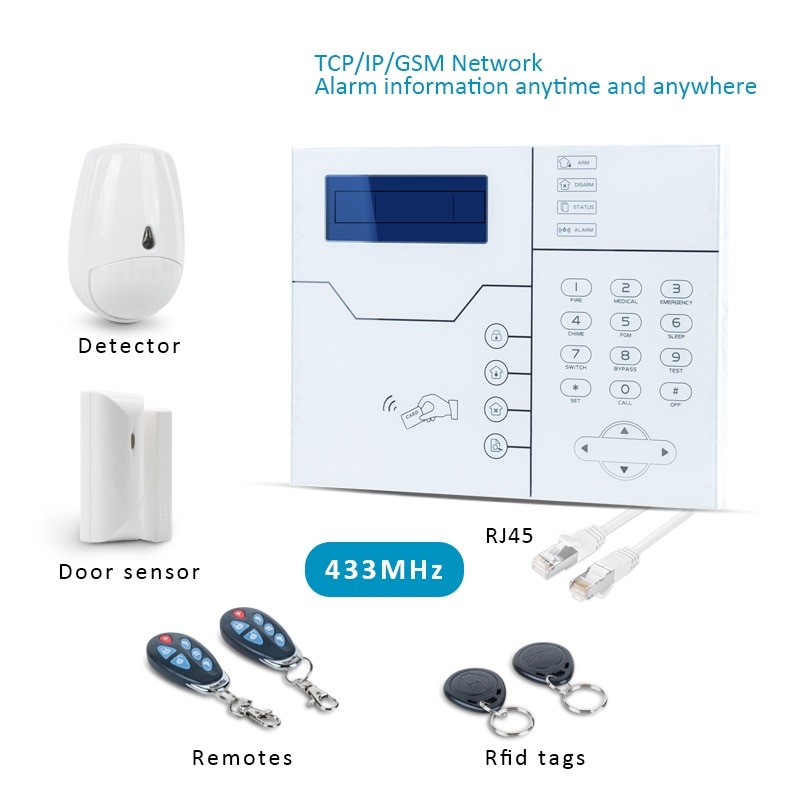 Focus ST-VGT Wireless TCP IP GSM Alarm Kit For Home …