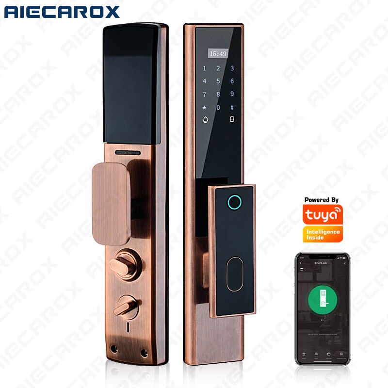 Fully automatic keyless Smart Door Lock Biometric Fi…