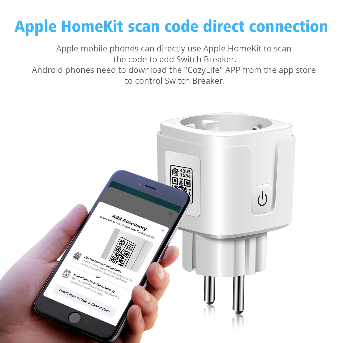 Home Smart Socket Homekit Tuya Smart Life WIFI Contr…