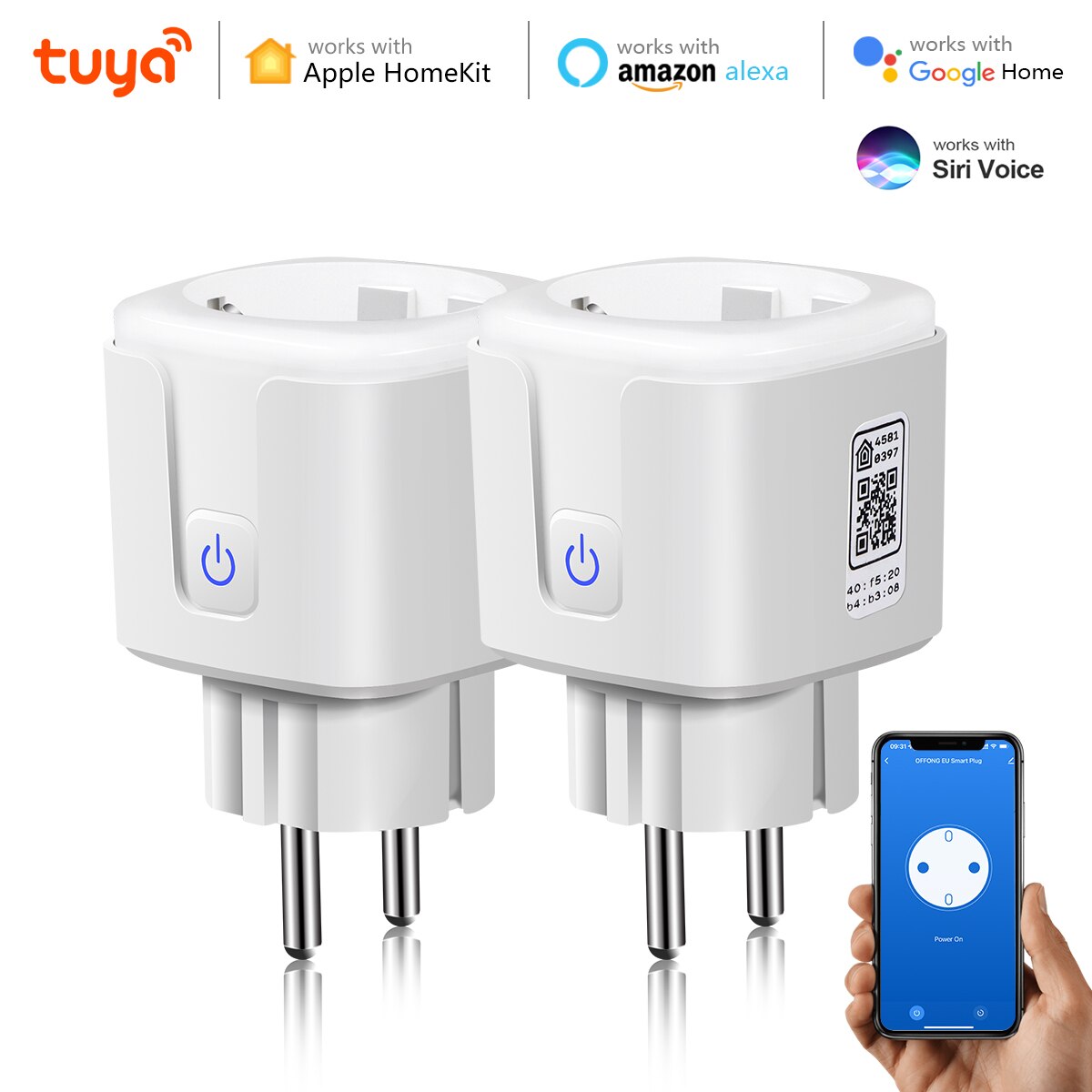 Home Smart Socket Homekit Tuya Smart Life WIFI Contr…