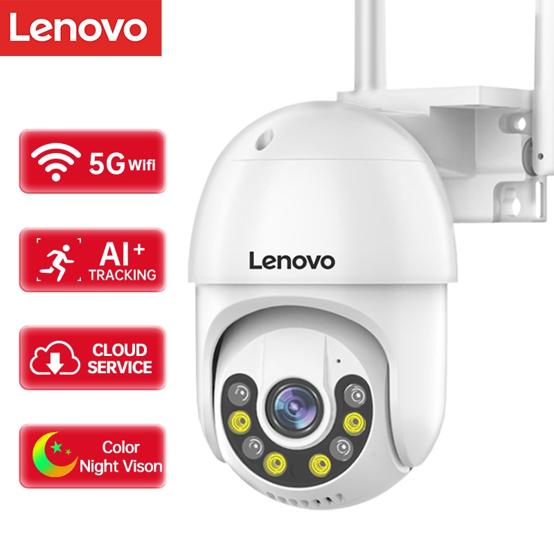 Lenovo 3MP PTZ WIFI IP Camera Audio CCTV Surveillanc…