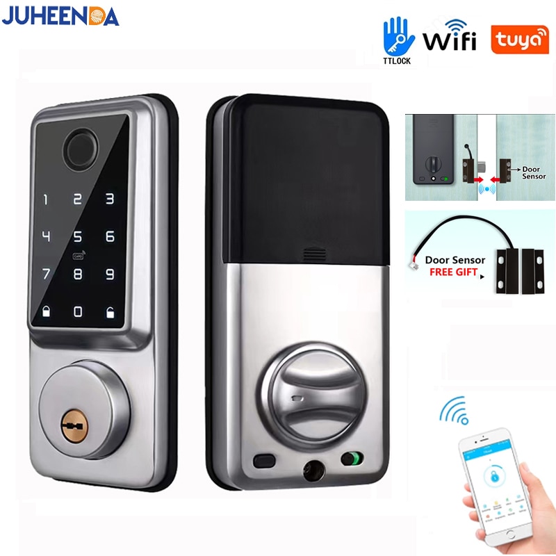 Smart Deadbolt Locks for Home Alexa Wifi Bluetooth T…