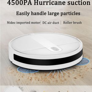 Smart Robot Vacuum Cleaner 4500PA Sweeping Machine W…