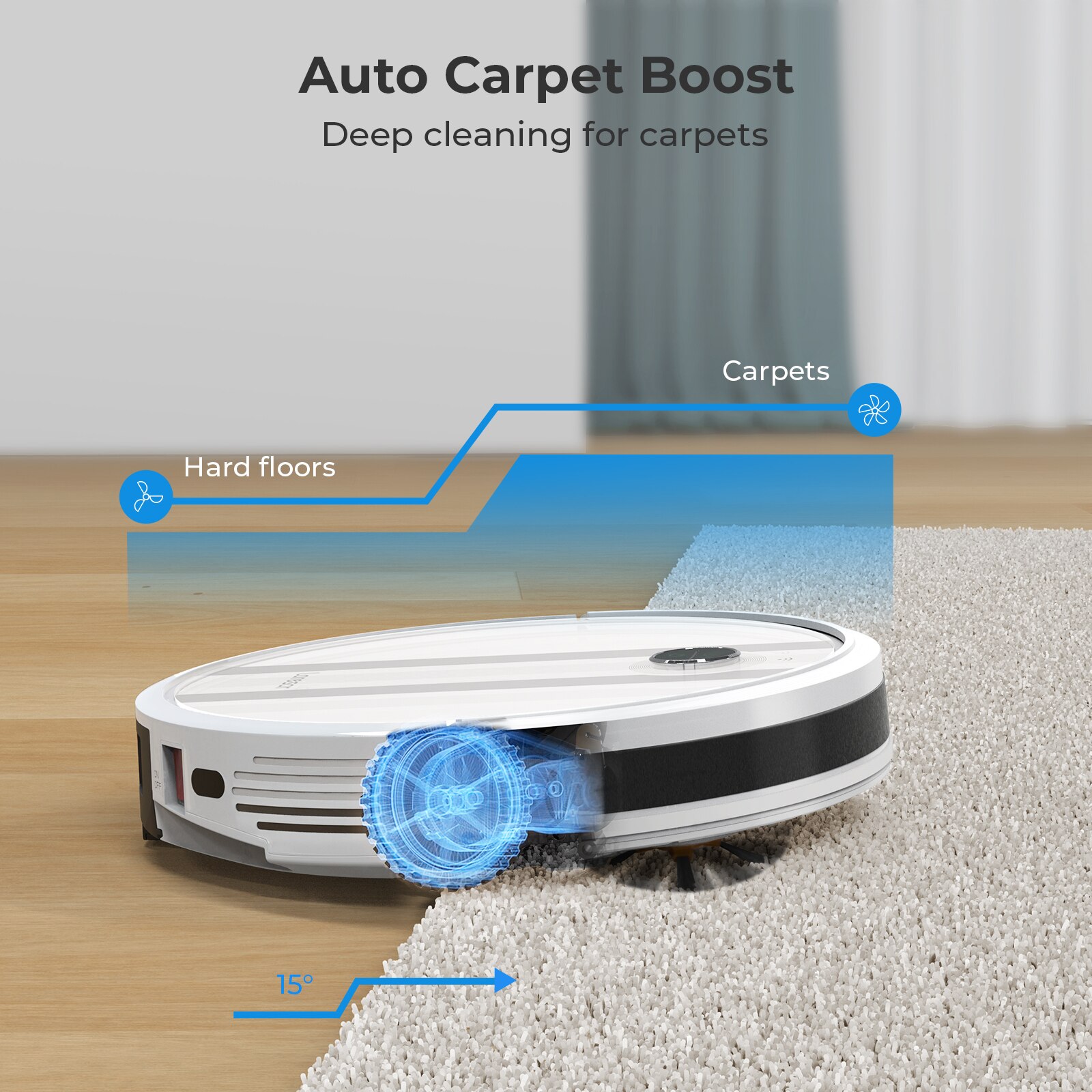 robot vacuum cleaner Laresar Grande 2 robot commerci…